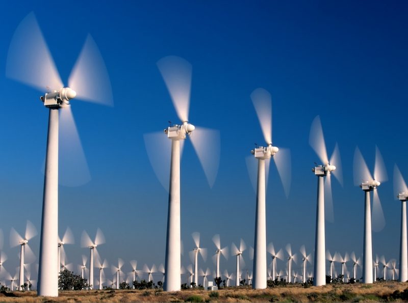 Aerogeneradores de energía eólica